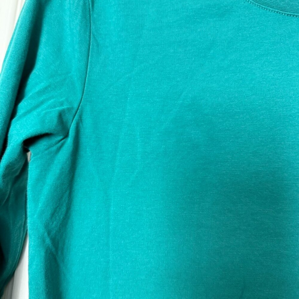 Dutch Bros Killer Coffee Long Sleeve Crew Neck Tee Women's S Green Casual - Picture 5 of 6